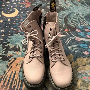 Dr. Martens Women's Light Pink Combat Boots